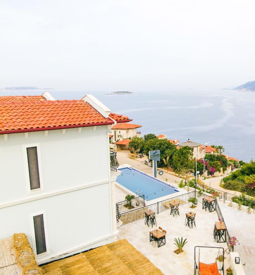 Guemues Yazar Hotel Kaş Exteriör bild