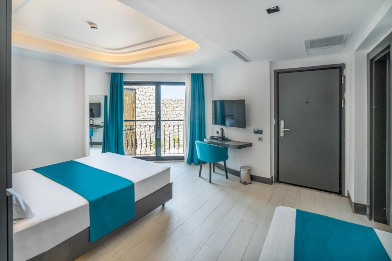 Guemues Yazar Hotel Kaş Exteriör bild