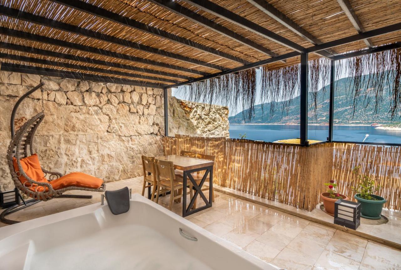 Guemues Yazar Hotel Kaş Exteriör bild