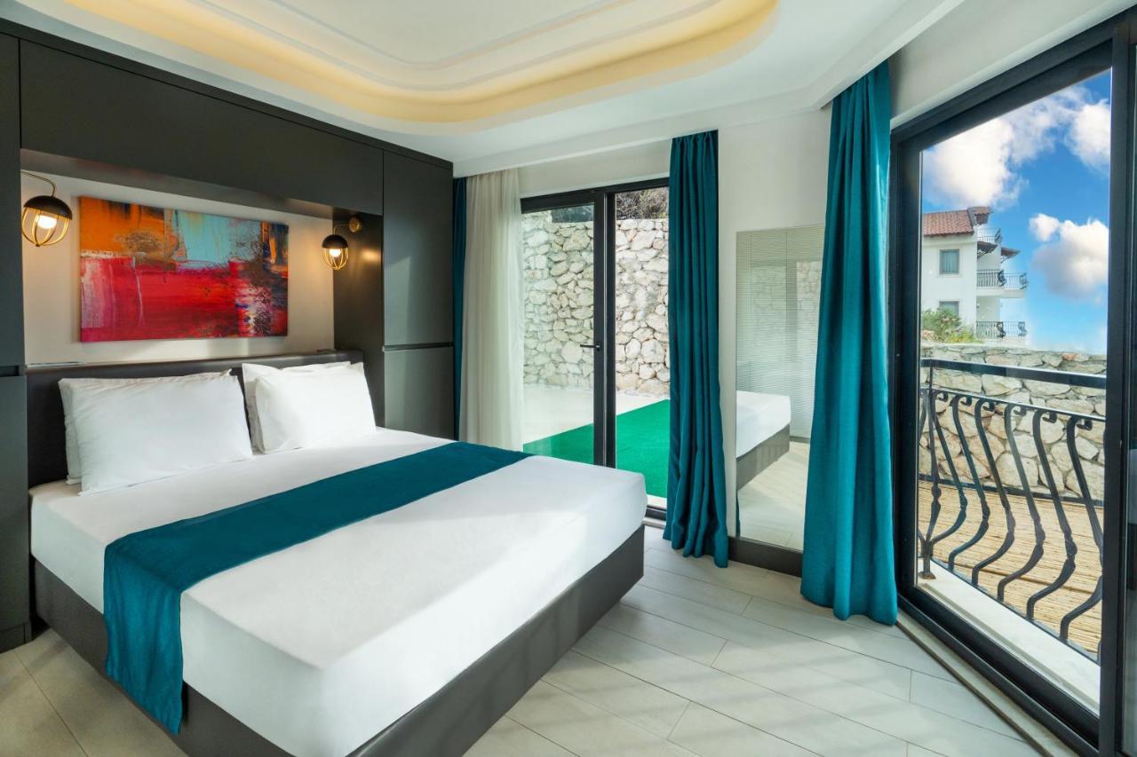 Guemues Yazar Hotel Kaş Exteriör bild
